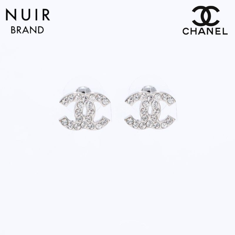 CHANEl ピアス 待望の再入荷！！】CHANEL ピアス メタル&ストラス ココマーク