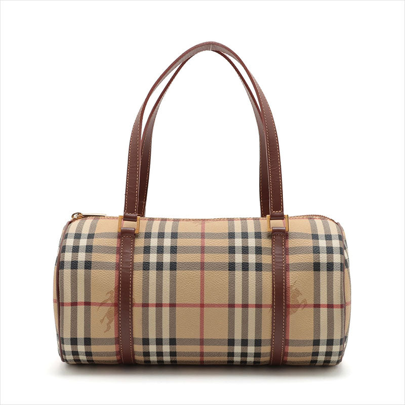 Burberry Nova Check Mini Boston Bag Beige AK0003 – NUIR VINTAGE