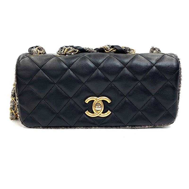 シャネル CHANEL マトラッセ チェーンショルダー 2010-2011年 ショルダーバッグ ラムスキン ブラック WS2150 – NUIR  VINTAGE