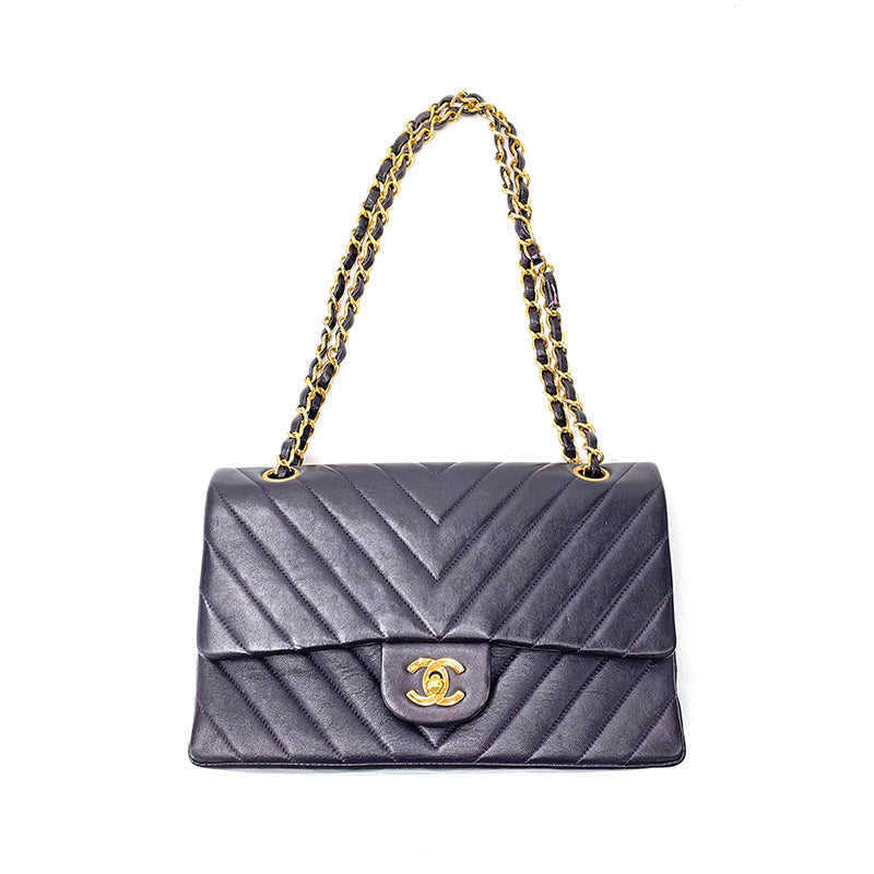 シャネル CHANEL Vステッチ シェブロン ココマーク ショルダーバッグ