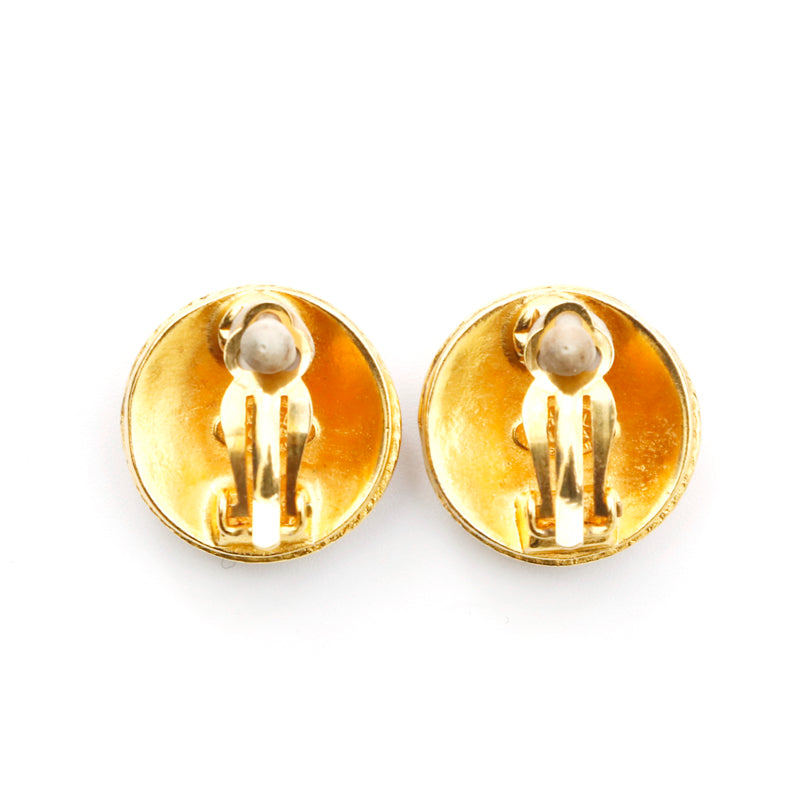 シャネル CHANEL ココマーク ラウンド ヴィンテージ 94A イヤリング