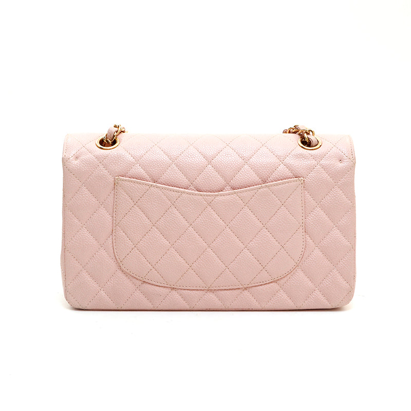 シャネル CHANEL キャビアスキン マトラッセ ダブルフラップ チェーン