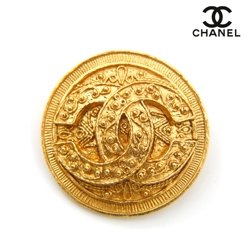 シャネル CHANEL ココマーク ヴィンテージ ブローチ ゴールド