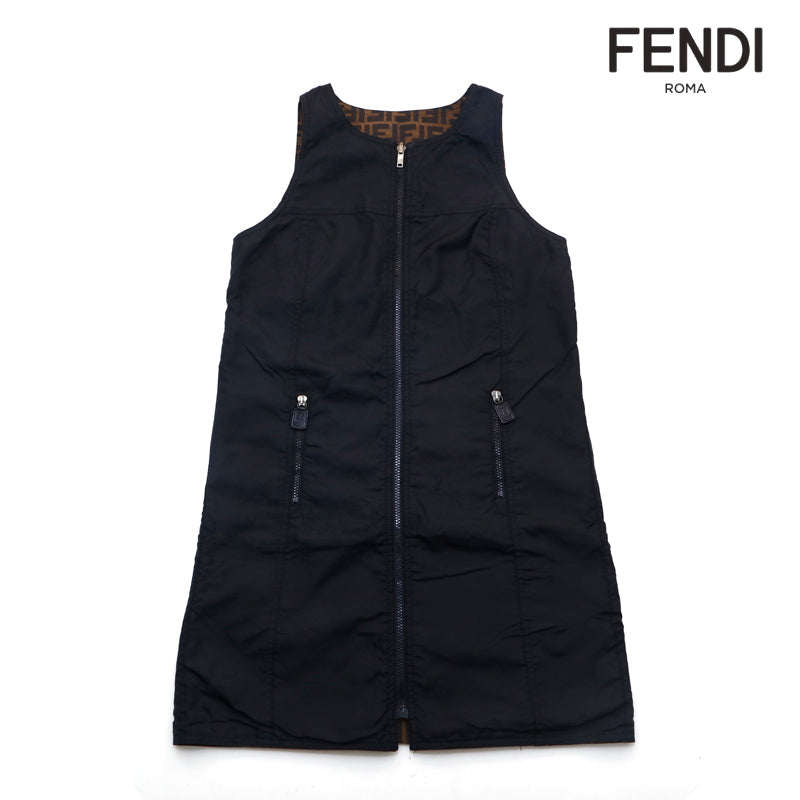 フェンディ FENDI ズッカ柄 ノースリーブ ワンピース ベスト