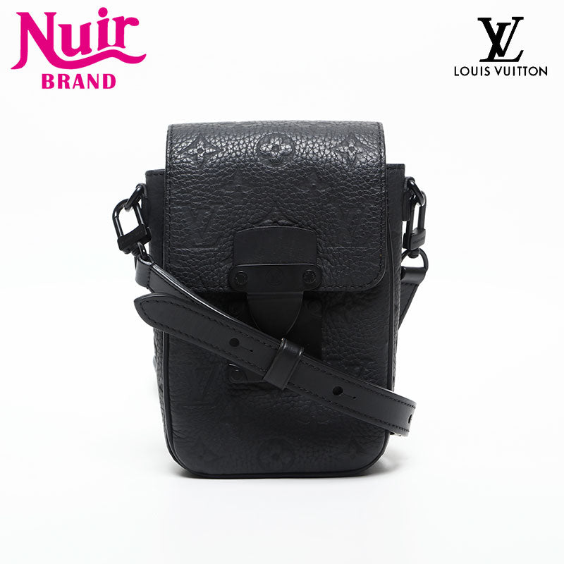 ブ*休様 Louis Vuitton ブラック ショルダーバッグ ルイ・ヴィトン LOUIS VUITTON Sロック ヴェルティカル・ウェアラブル