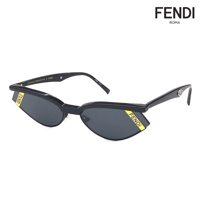 FENDI GENTLE MONSTER logo sunglasses black eitm0036 – NUIR