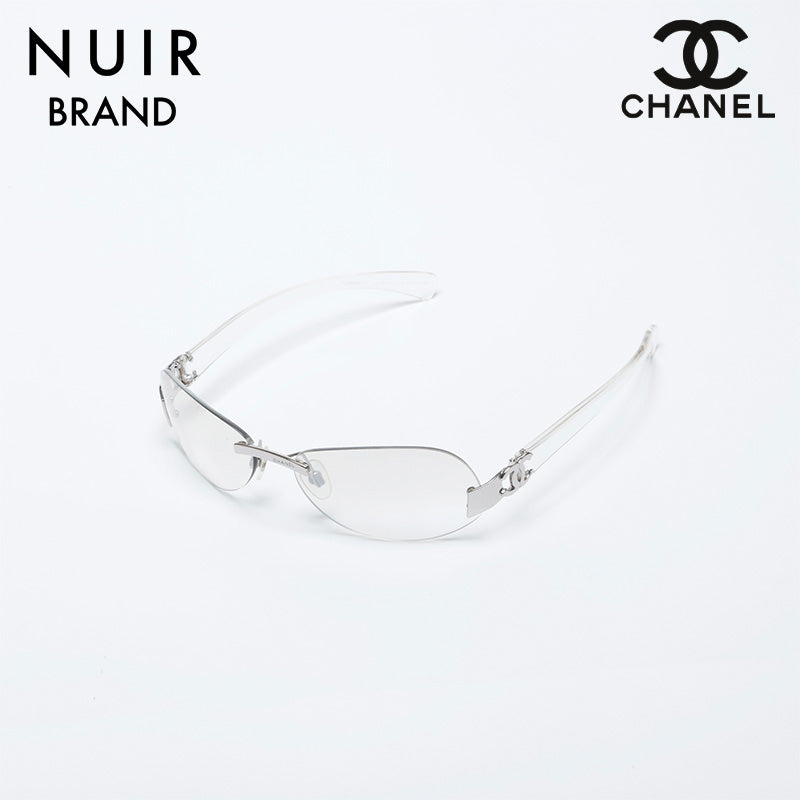 シャネル CHANEL リムレス フレームレス クリア ココマーク サングラス クリア WS10003 – NUIR VINTAGE