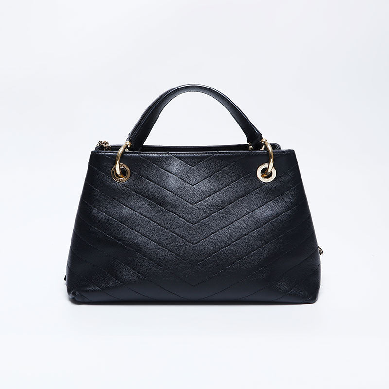 シャネル CHANEL 27番台 レザー シェブロン 2way ハンドバッグ