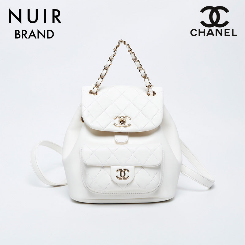 Chanel CHANEL Duma Mini Backpack Backpack/Daypack White WS10020