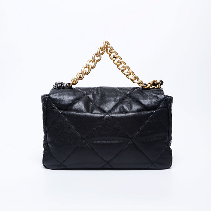 CHANEL No. 28 CHANEL 19 Shoulder Bag black WS10021 – NUIR VINTAGE