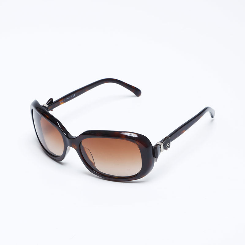 CHANEL Ribbon COCO Mark sunglasses Brown WS10069 – NUIR VINTAGE