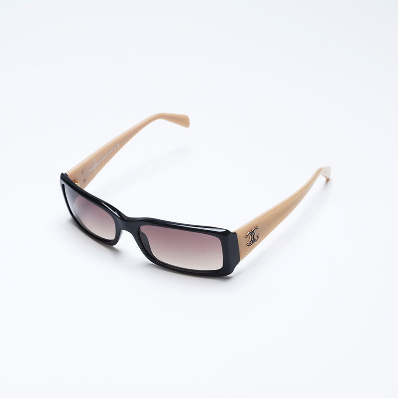 Chanel Coco Mark Sunglasses Black WS10074 – NUIR VINTAGE