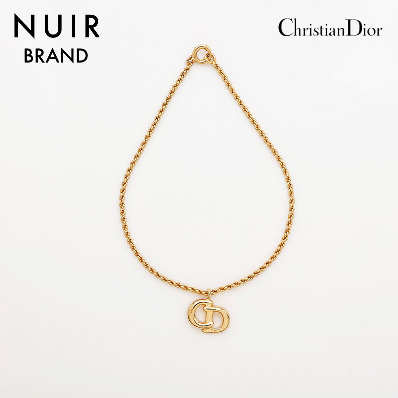 Christian Dior Vintage CD Logo Bracelet Gold WS10139 – NUIR