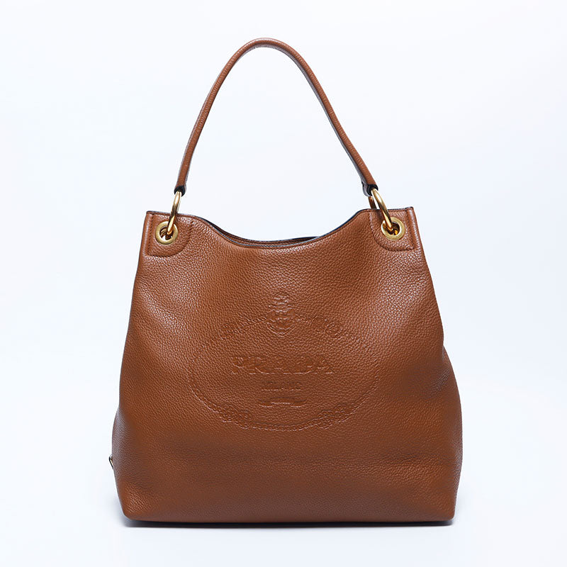 PRADAプラダ　トートバッグ 関税込/国内発】PRADA ロゴ レザー トートバッグ 1BH191 (PRADA
