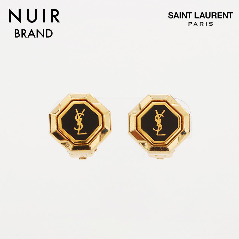 イヴ・サンローラン YVES SAINT LAURENT YSL ロゴ イヤリング ゴールド WS10195 – NUIR VINTAGE