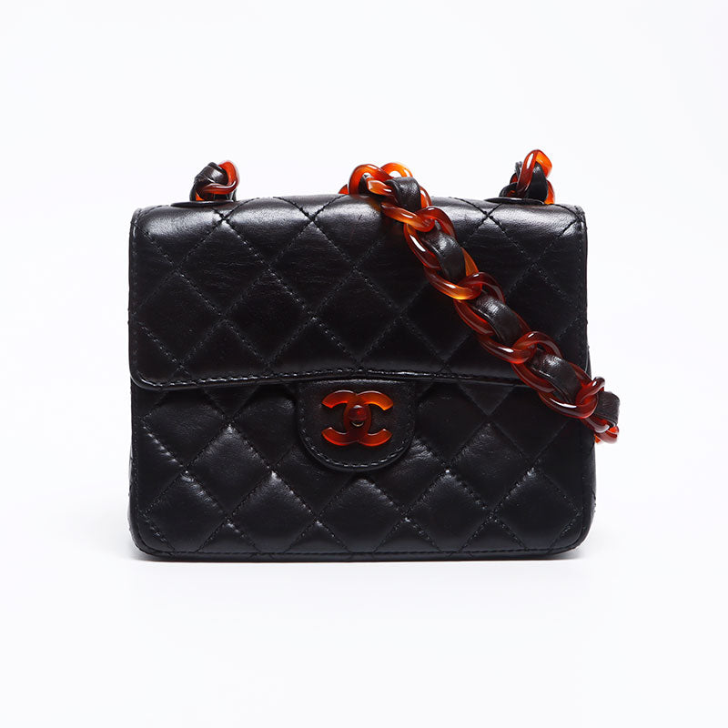 Chanel CHANEL No. 5 Lambskin Shoulder Bag Black WS10204 – NUIR VINTAGE
