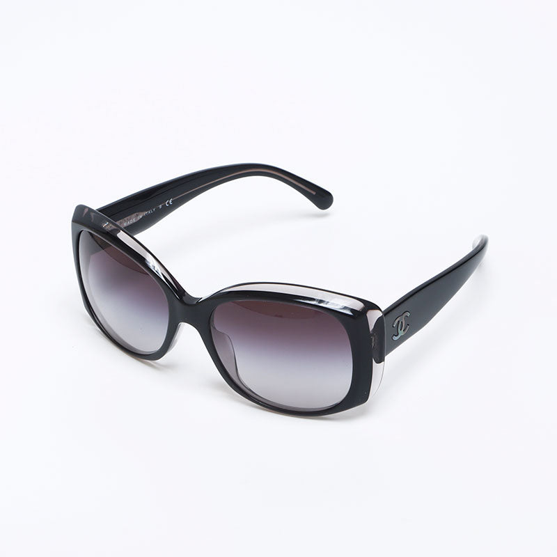 Chanel Coco Mark Sunglasses Black WS10209 – NUIR VINTAGE