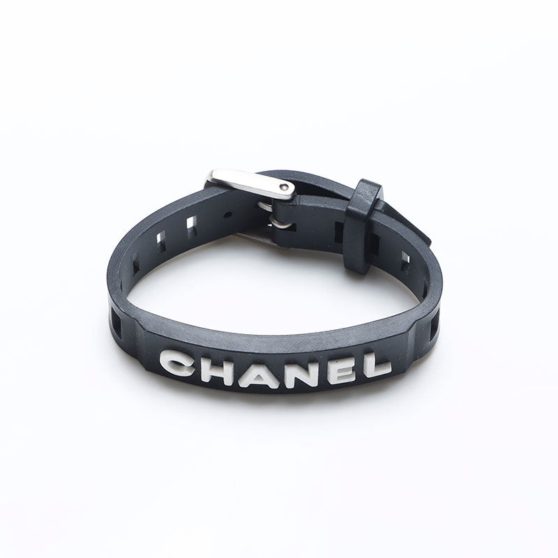 CHANEL 激レアラバーブレスレットブラック新品　シャネル WS10242-4_e3b52d09-0415-497a-