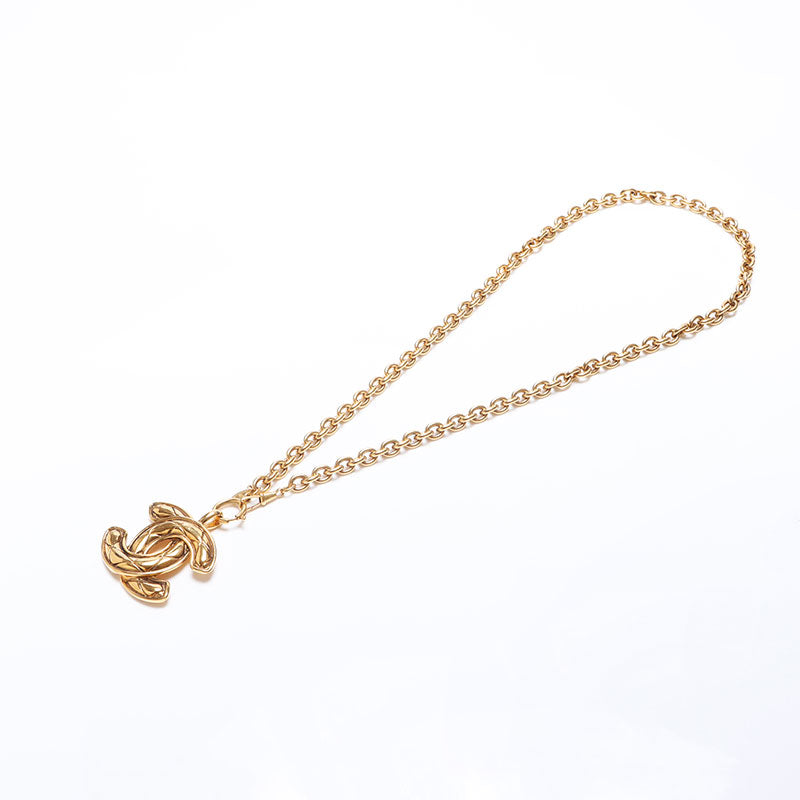 シャネル CHANEL 1990s デカココマーク マトラッセ チェーン