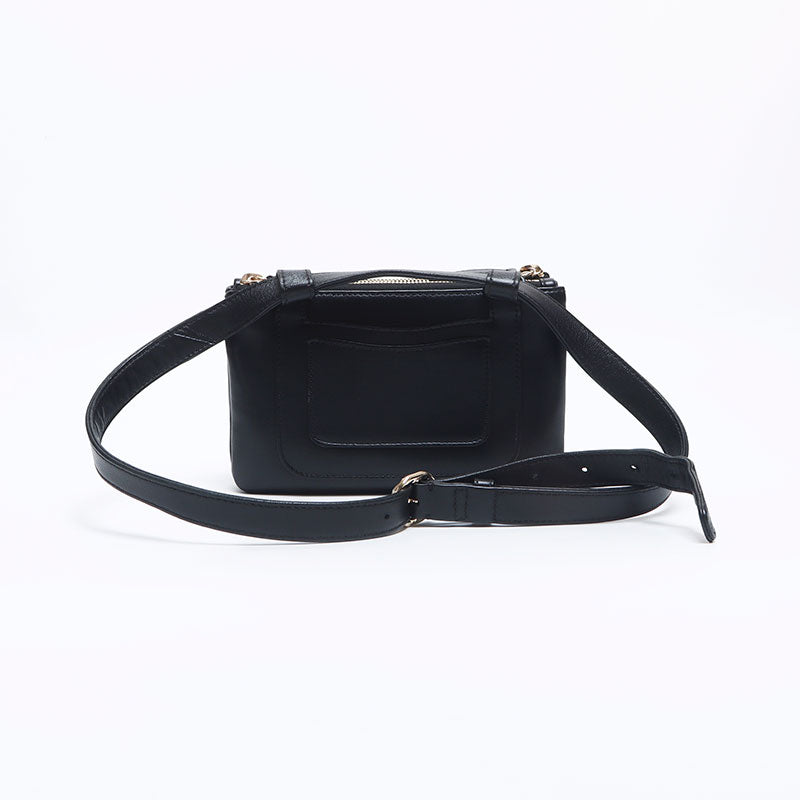 Chanel CHANEL No. 27 Belt Coco Mark Leather Pochette Waist Bag