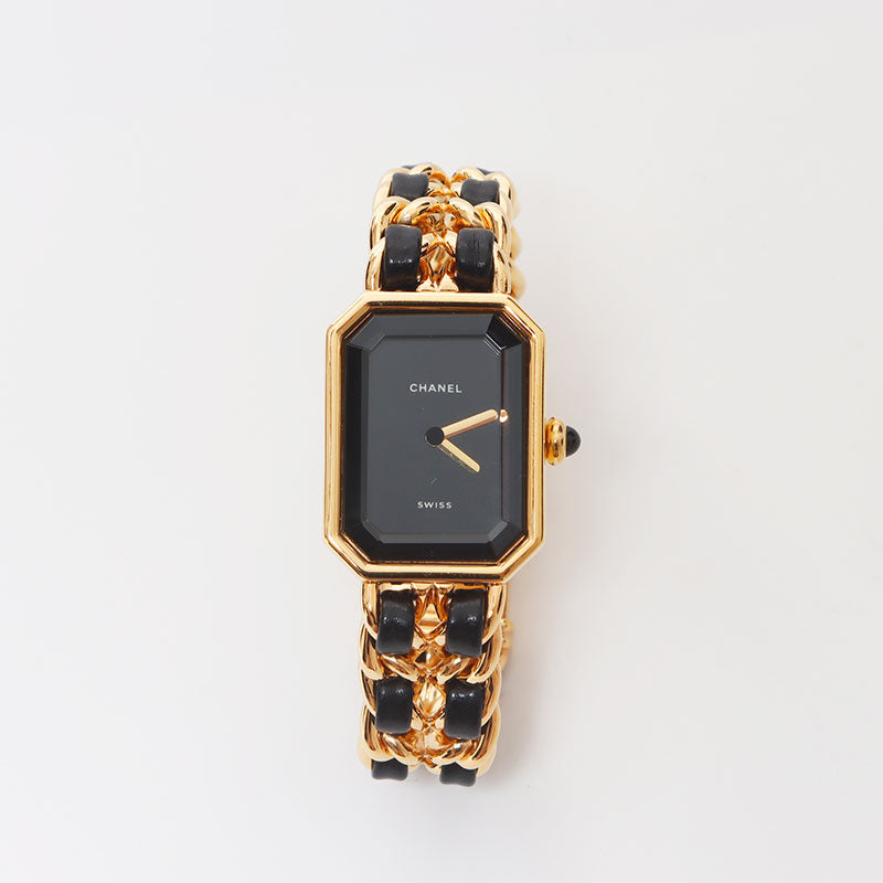 CHANEL アナログ腕時計 ゴールド/ブラック Chanel CHANEL Primiere Black Dial 20mm Gold Black WS10363 – NUIR