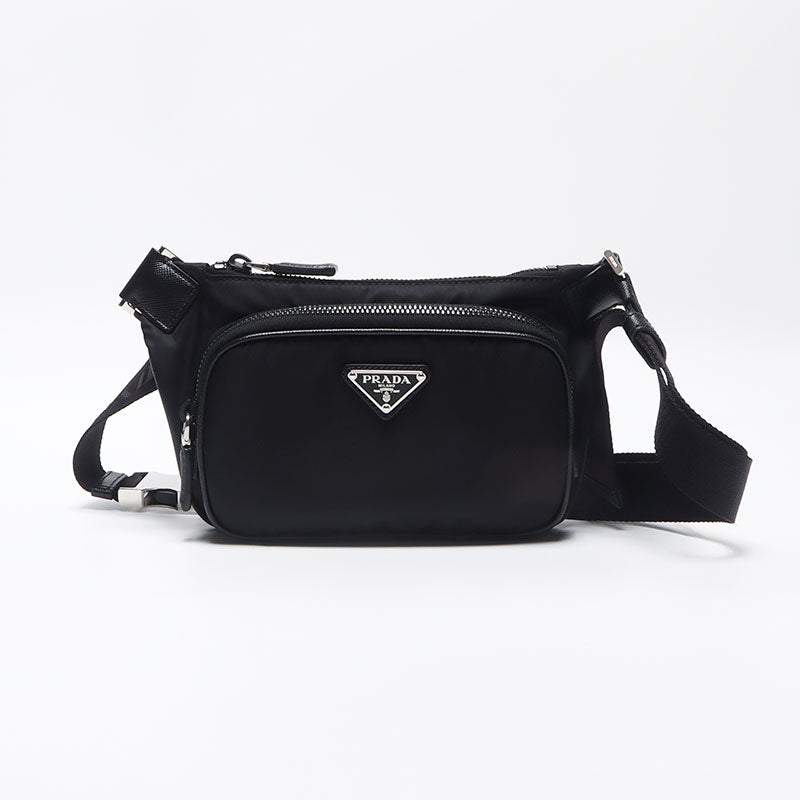 プラダ PRADA 2022 ミニ 三角ブランドロゴタグ ナイロン ショルダー