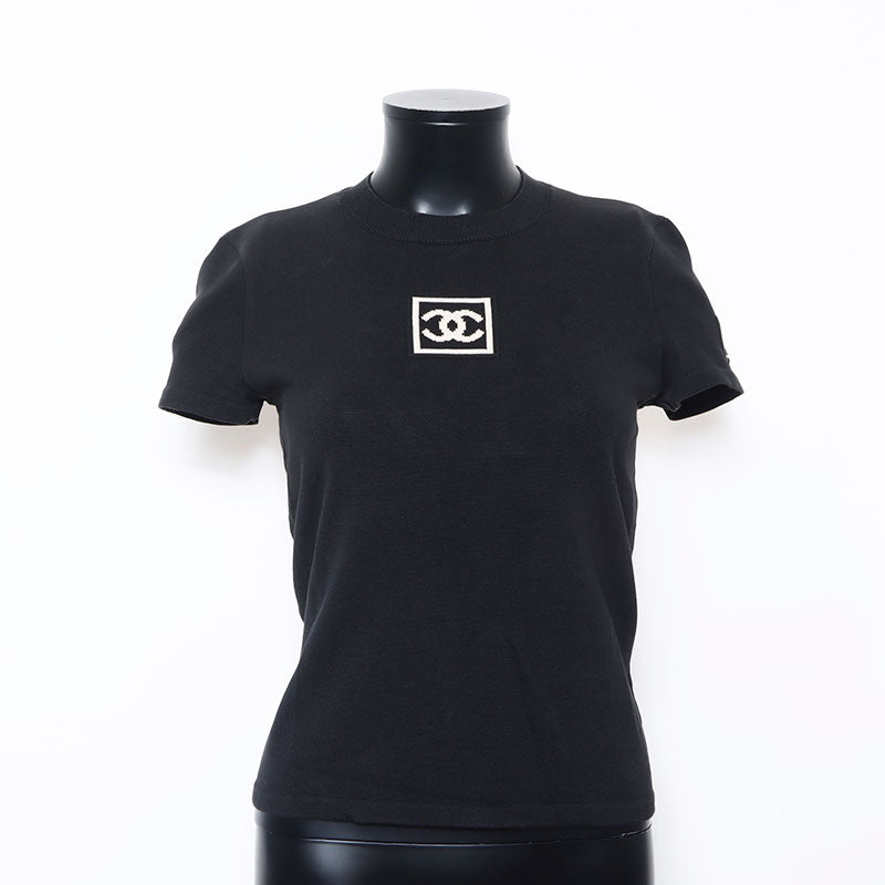 CHANEL シャネル ニットTシャツ ココマーク フラワー COCOロゴ 42 WS10391-2.jpg?v=1730603053