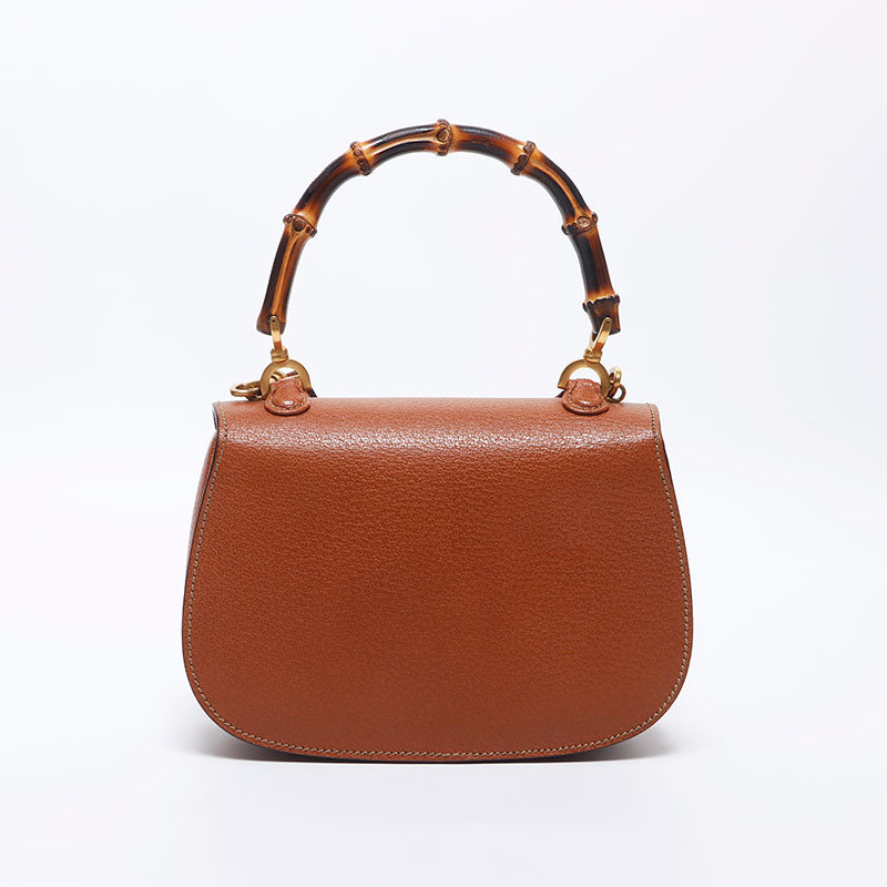 Gucci Bamboo Handbag Brown WS10430 – NUIR VINTAGE