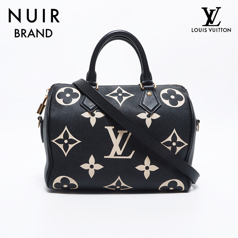 Louis Vuitton LOUIS VUITTON Bicolor Emprent Speedy Monogram