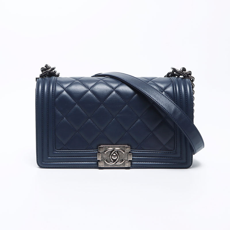 シャネル CHANEL ボーイシャネル シルバー金具 25cm 19番台 ショルダー