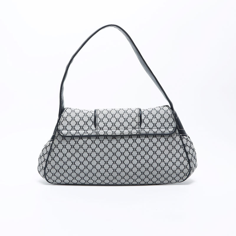 セリーヌ CELINE マカダム シルバー金具 ワンショルダーバッグ セリーヌ CELINE マカダム シルバー金具 ワンショルダーバッグ