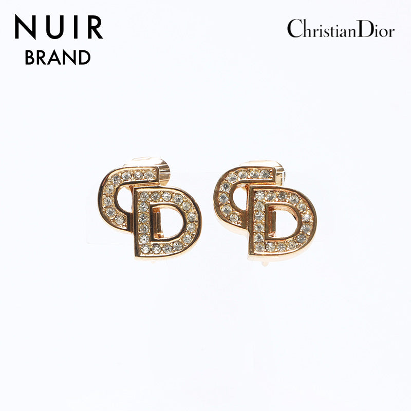 クリスチャンディオール Christian Dior CDロゴ ラインストーン