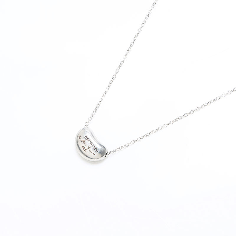 Tiffany TIFFANY&Co. Bean 925 Elsa Peretti Necklace Silver WS10838