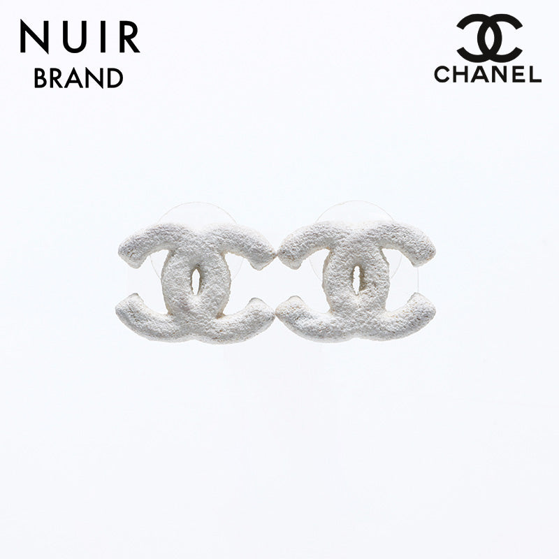 シャネル CHANEL 珊瑚モチーフ ココマーク 03A ピアス ホワイト WS10920 – NUIR VINTAGE