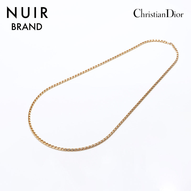 クリスチャンディオール Christian Dior チェーン ネックレス ゴールド