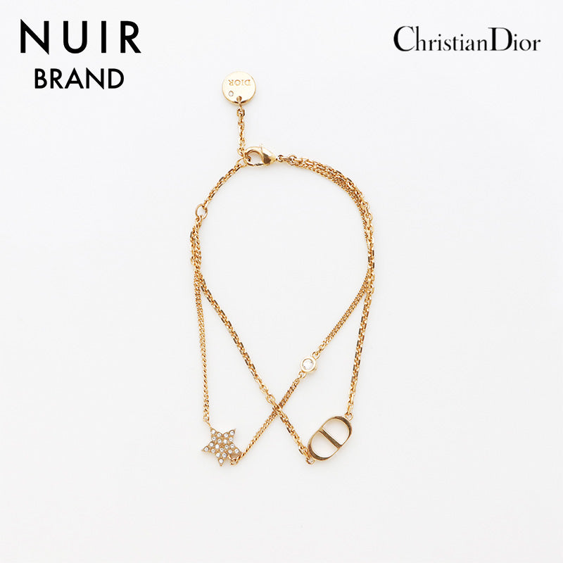 美品✨️Dior ゴールドトーン 星モチーフブレスレット 楽天市場】星（ブランドディオール）（ブレスレット｜レディース