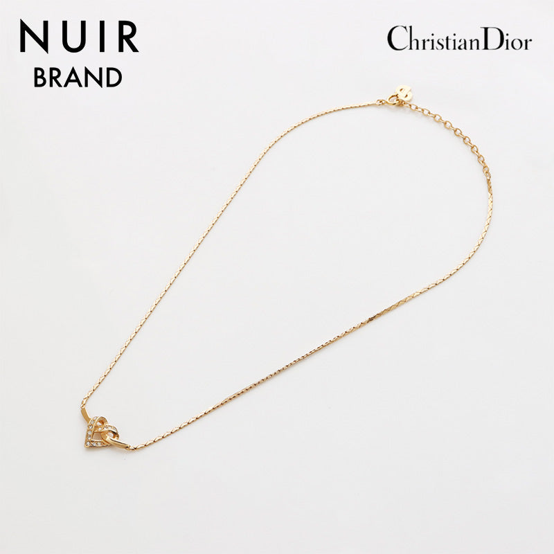クリスチャンディオール Christian Dior ハート ラインストーン
