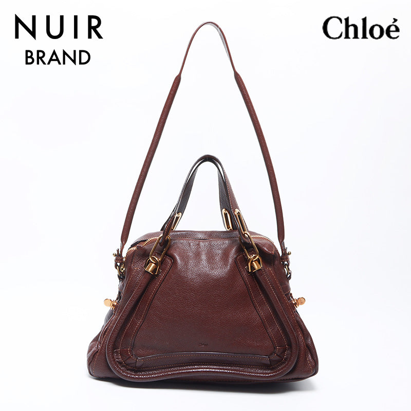 クロエ Chloe パラティ 2way レザー ショルダーバッグ ブラウン WS11067 – NUIR VINTAGE