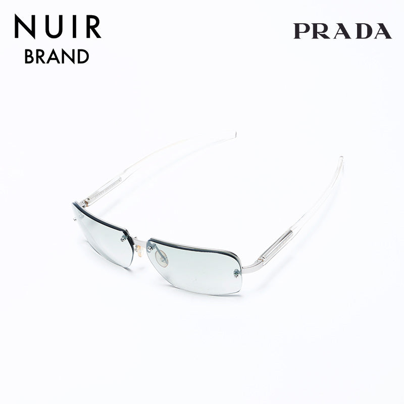 PRADA Rimless Clear Colored Lens Sunglasses Clear WS11092 – NUIR