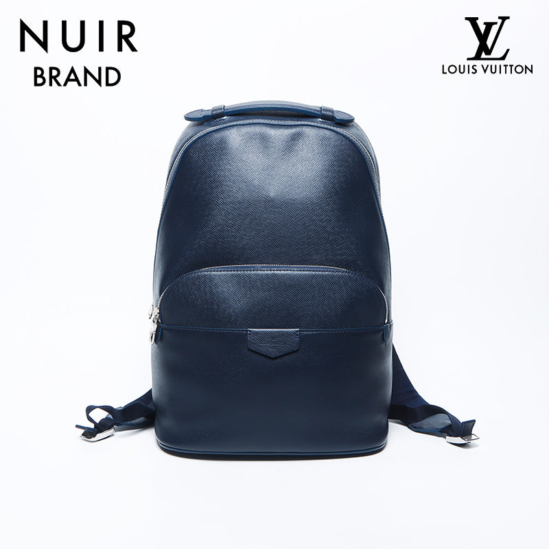 Louis Vuitton LOUIS VUITTON 2017 Leather Anton Noir Backpack/Daypack Navy WS11098