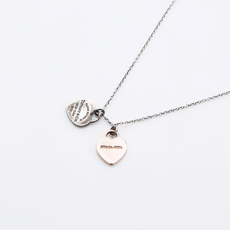 ティファニー TIFFANY&Co. ハート プレート 925 ネックレス シルバー