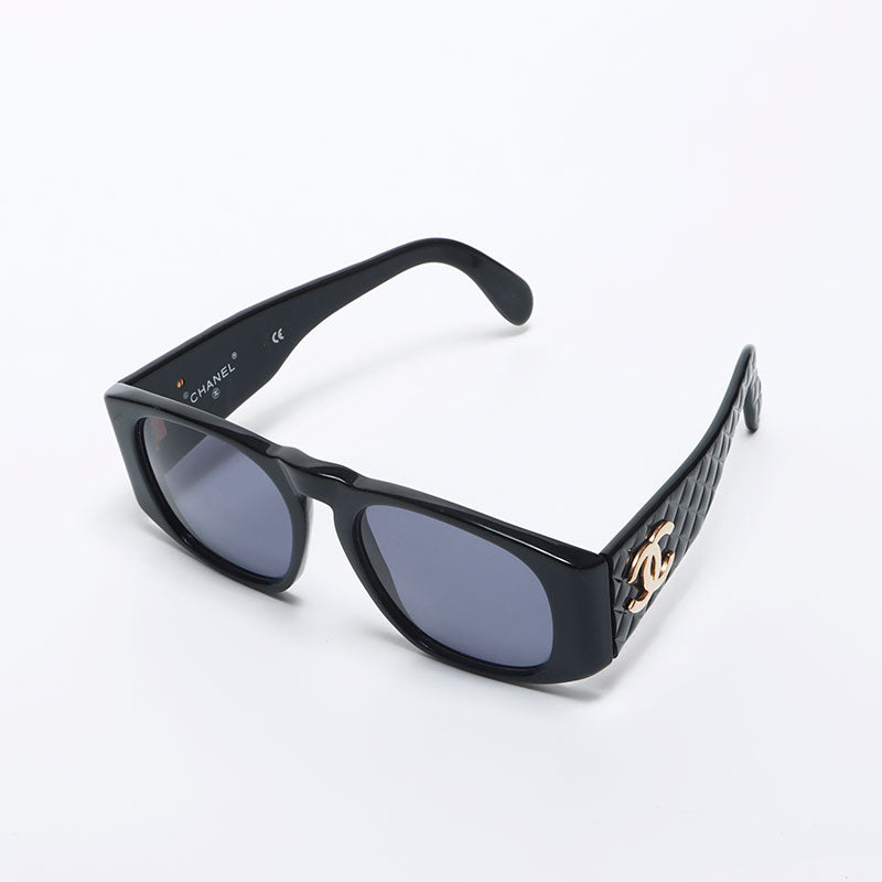 Chanel Coco Mark Matelasse Sunglasses Black WS11304 – NUIR