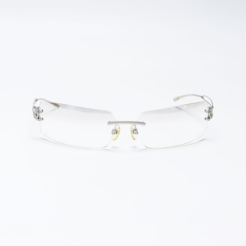 CHANEL ヴィンテージ COCO ラインストーン サングラス 希少 レア