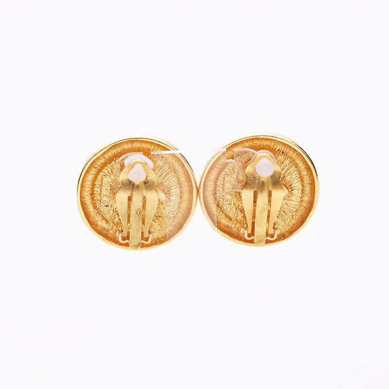 Chanel Round Coco Mark 1980S金耳环WS11350 – NUIR VINTAGE