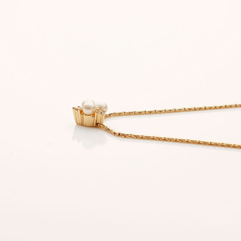 クリスチャンディオール Christian Dior パール ラインストーン