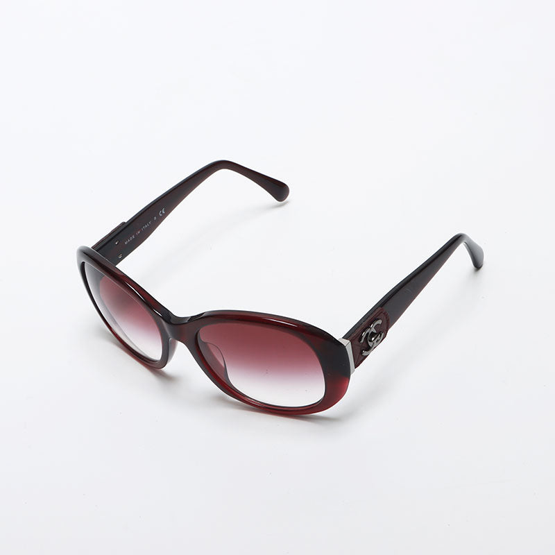 シャネル CHANEL ココマーク マトラッセ サングラス パープル WS11672