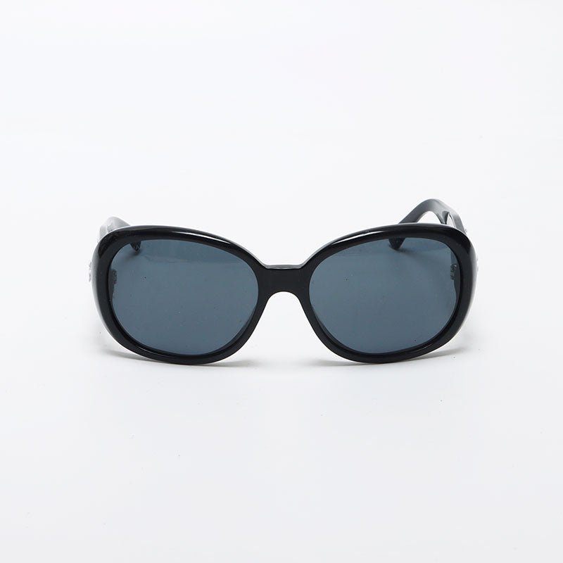 Chanel Coco Mark Flower Sunglasses Black WS11673 – NUIR VINTAGE