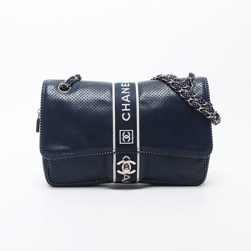 CHANEL 9th series 2004s Sports Line Chain Turnlock Shoulder