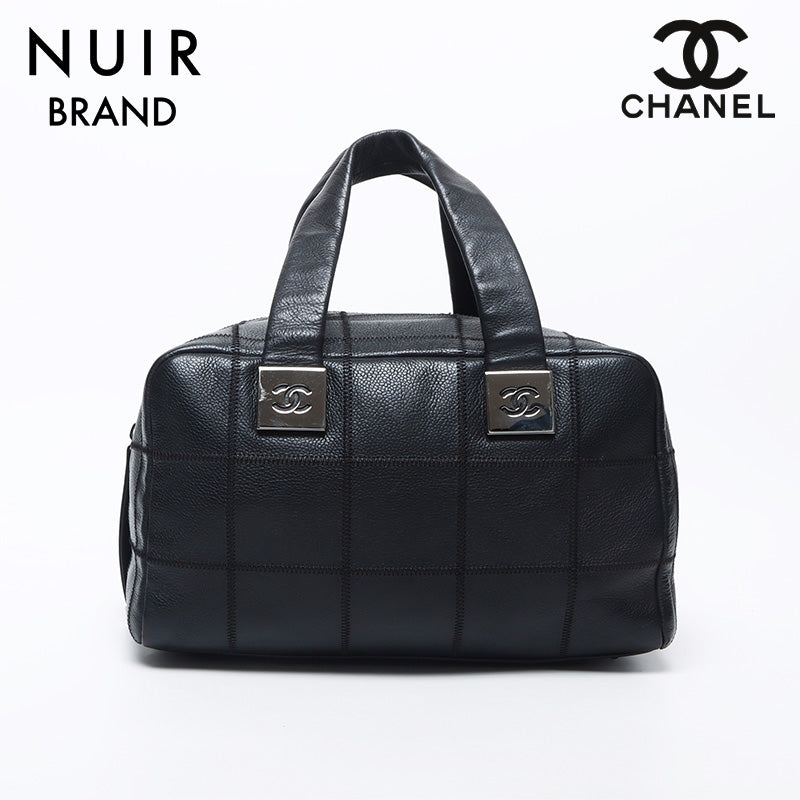 新品未使用品♡CHANEL✨シャネル　ノベルティ　ボストンバッグ イタリア製 シャネル CHANEL 8番台 ハンドバッグ ココマーク チョコバー ボストン