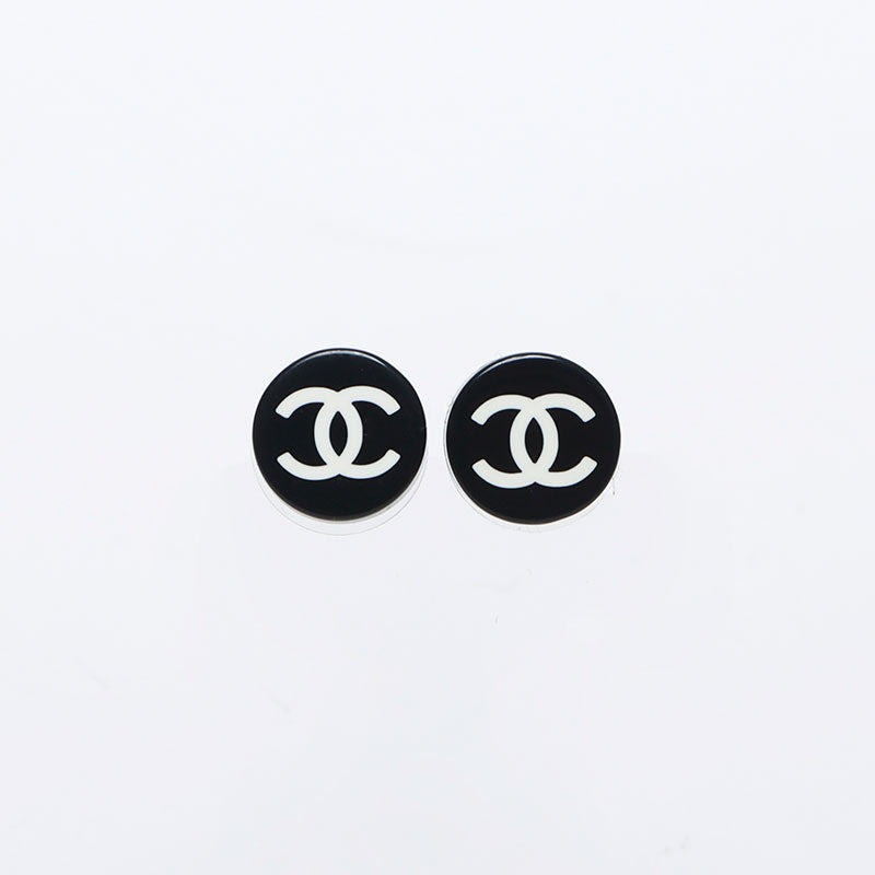 シャネル CHANEL 05P 2005 ココマーク ラウンド イヤリング ブラック